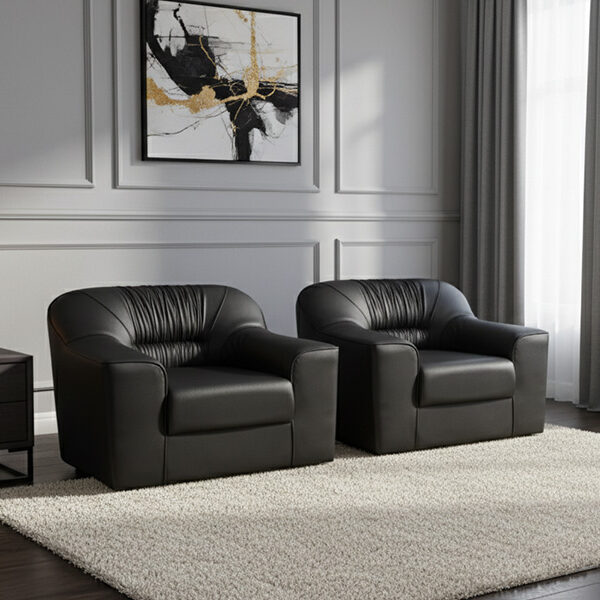 Luxury Velvet Single-Seater Sofa Chair – (Model: SF 710)