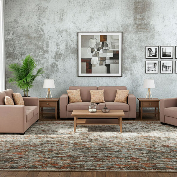 3+2+1+1 Sofa Set – Elegant Fabric Collection (Model: SF 714)